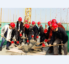 KAIYUN「中国官方网站」开云官方版权方大城封顶仪式顺利举行